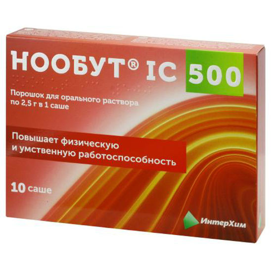 Нообут IC 500 порошок для орального раствора 500 мг/доза 2.5г №10